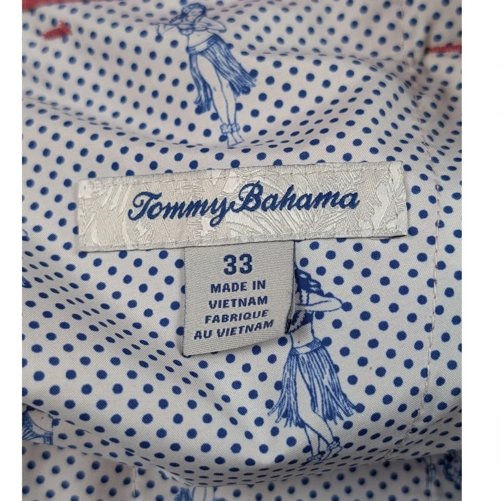 Tommy Bahama Chip Shot Golf Shorts Men 33 Pink Coral 10
